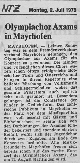 Platzkonzert in Mayrhofen