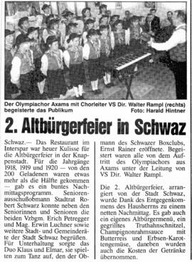 Altbürgerfeier in Schwaz (Interspar)