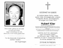Komponist Hubert Klier