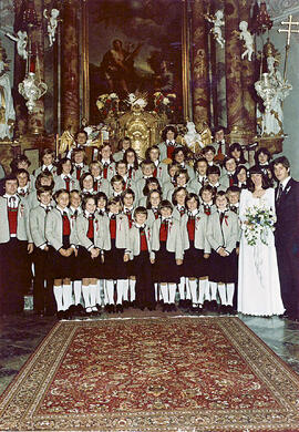Hochzeit in der Pfarrkirche von Axams