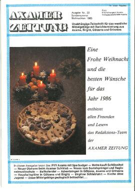Erste Axamer Zeitung Nr. 33