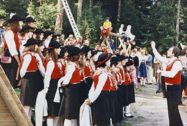 Axams-Knappen, Einweihung Waldspielplatz