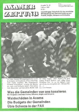 Erste Axamer Zeitung Nr. 25