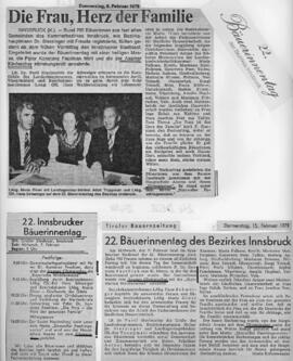 Innsbruck-Stadtsaal: Bäuerinnentag