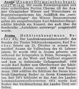 Bericht in der Bauernzeitung