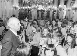 "Tirol-Woche": Besuch bei Bundespräsident Dr. Kirchschläger in der Hofburg.