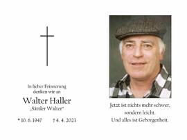 Haller Walter