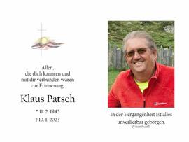 Patsch Klaus