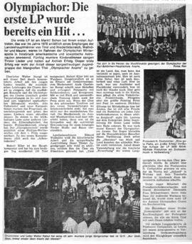 Echo in der Neuen Tiroler Zeitung