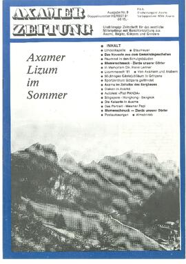 Erste Axamer Zeitung Nr. 9