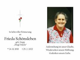 Schoensleben Frieda