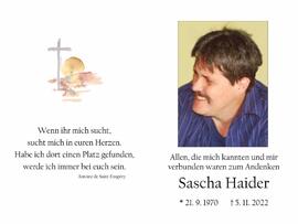 Haider Sascha