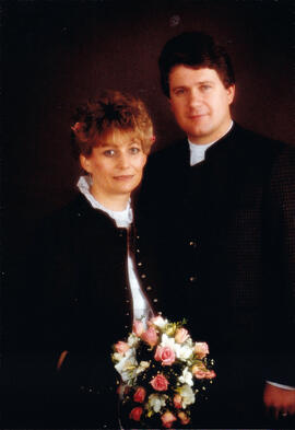 Pfarrkirche Axams: Hochzeit Gressl Peter und Renate