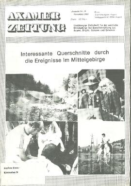Erste Axamer Zeitung Nr. 19