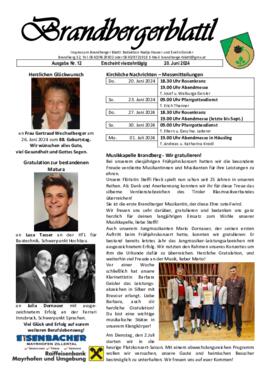 Brandberger Blattl