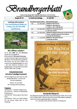 Brandberger Blattl