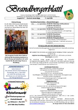Brandberger Blattl