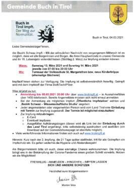 Gemeinde Buch in Tirol