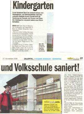 Sanierung Volksschule und Kindergarten - Fassaden