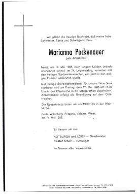Pockenauer, Marianne