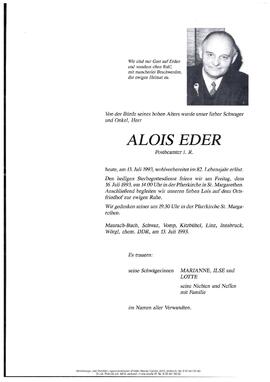 Eder, Alois