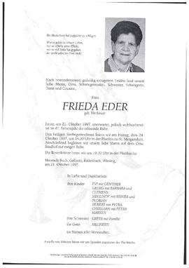 Eder, Frieda