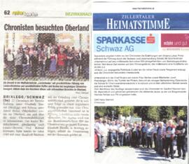 Chronisten besuchten Oberland