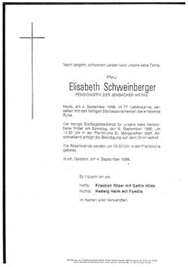 Schweinberger, Elisabeth