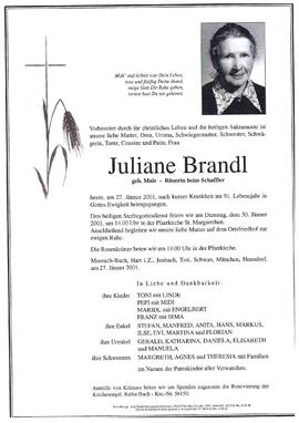 Brandl, Juliane