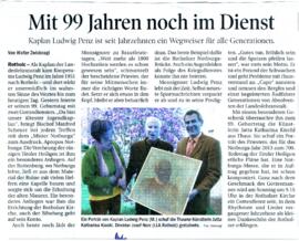 Mit 99 Jahren noch im Dienst