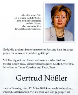 Gertrud, Nößler