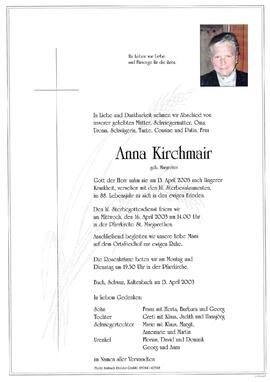 Kirchmair, Anna