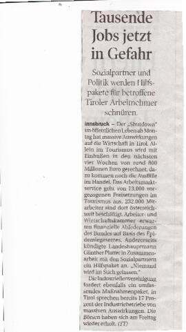 Tausende Jobs in Gefahr