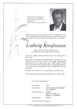 Kaufmann, Ludwig