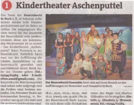 Kindertheater Aschenbuttel