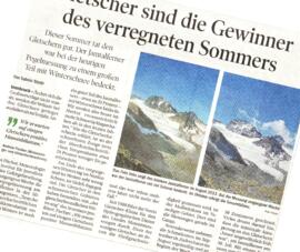 Gletscher sind die Gewinner des verregneten Sommers