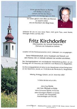 Kirchdorfer, Fritz
