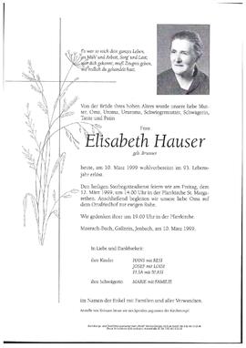 Hauser, Elisabeth
