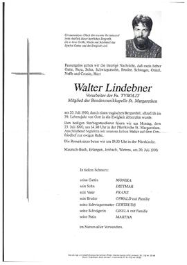 Lindebner, Walter