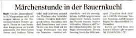 Märchenstunde in der Bauernkuchl