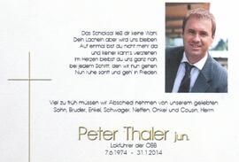 Thaler, Peter