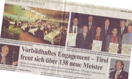 Tirol freut sich über