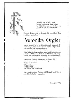 Orgler, Veronika