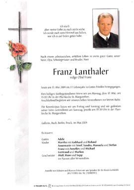 Lanthaler, Franz