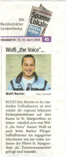 Wolfi &quot;the Voice&quot;...