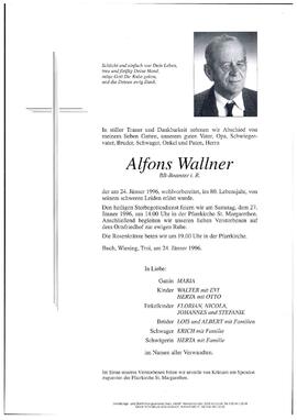 Wallner, Alfons