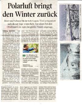 Polarluft bringt den Winter zurück.