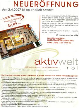 aktivwelt Neueröffnung