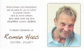 Haas, Roman