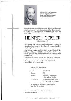 Geisler, Heinrich